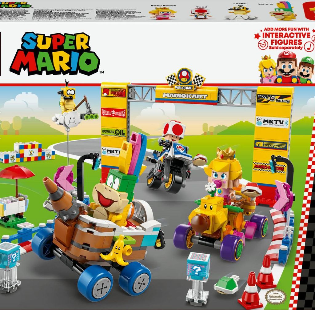 LEGO Super Mario 72036 Mario Kart: Pack Baby Peach e Gran Immagine del prodotto 