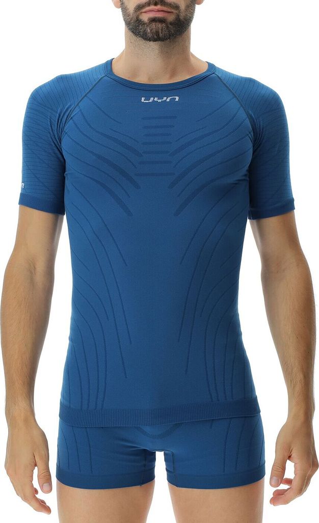 Uyn Man Motyon 2.0 Uw Shirt Sh_Sl Blue Poseidon Blue Poseidon S/M