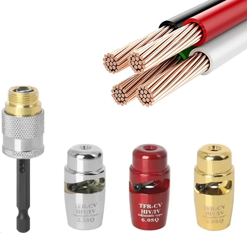 Dénudeur électrique réglable 10-33mm haute efficacité pour câbles - 12