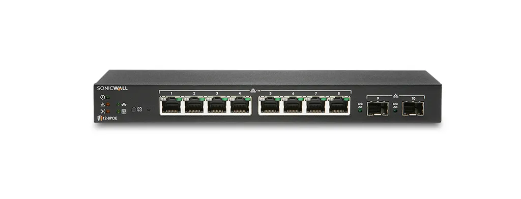 Switch SonicWALL SWS12-8POE : Finissez-en avec la Lenteur de votre Réseau