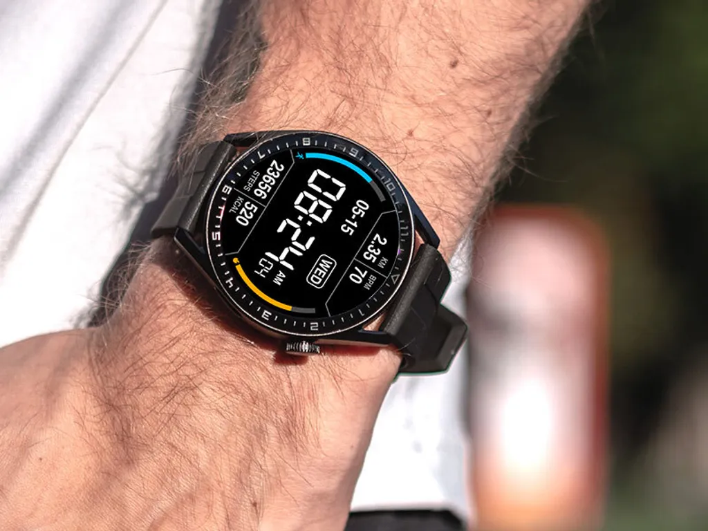 Montre Connectée Tracer PulseRay Écran 1,46" avec Notifications Apps - 2