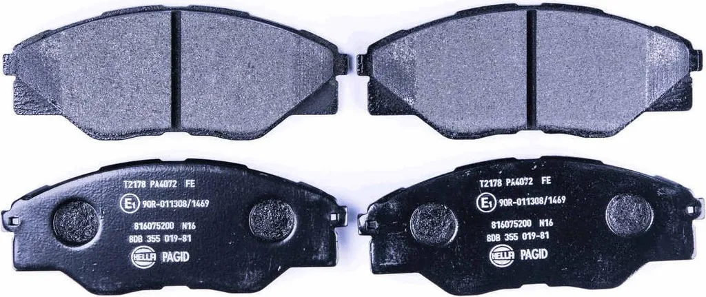 Plaquettes de frein TOYOTA HILUX HELLA pour conduite chargée 15,6 mm