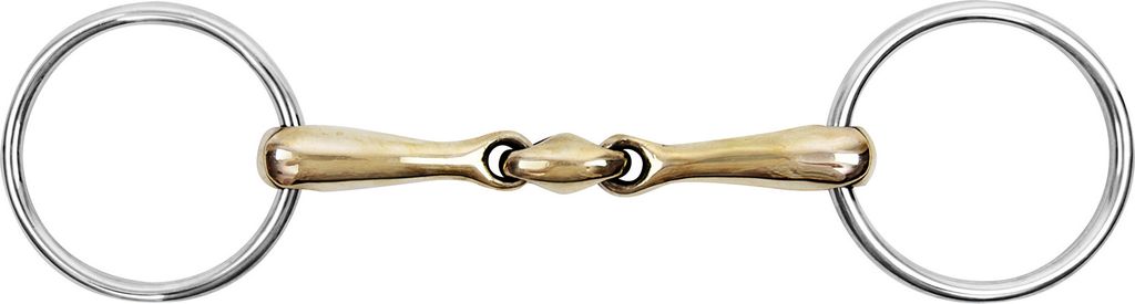 Waldhausen Cooper Doppelt Gebrochenes Gebiss Golden 13.5 cm Produktbild 