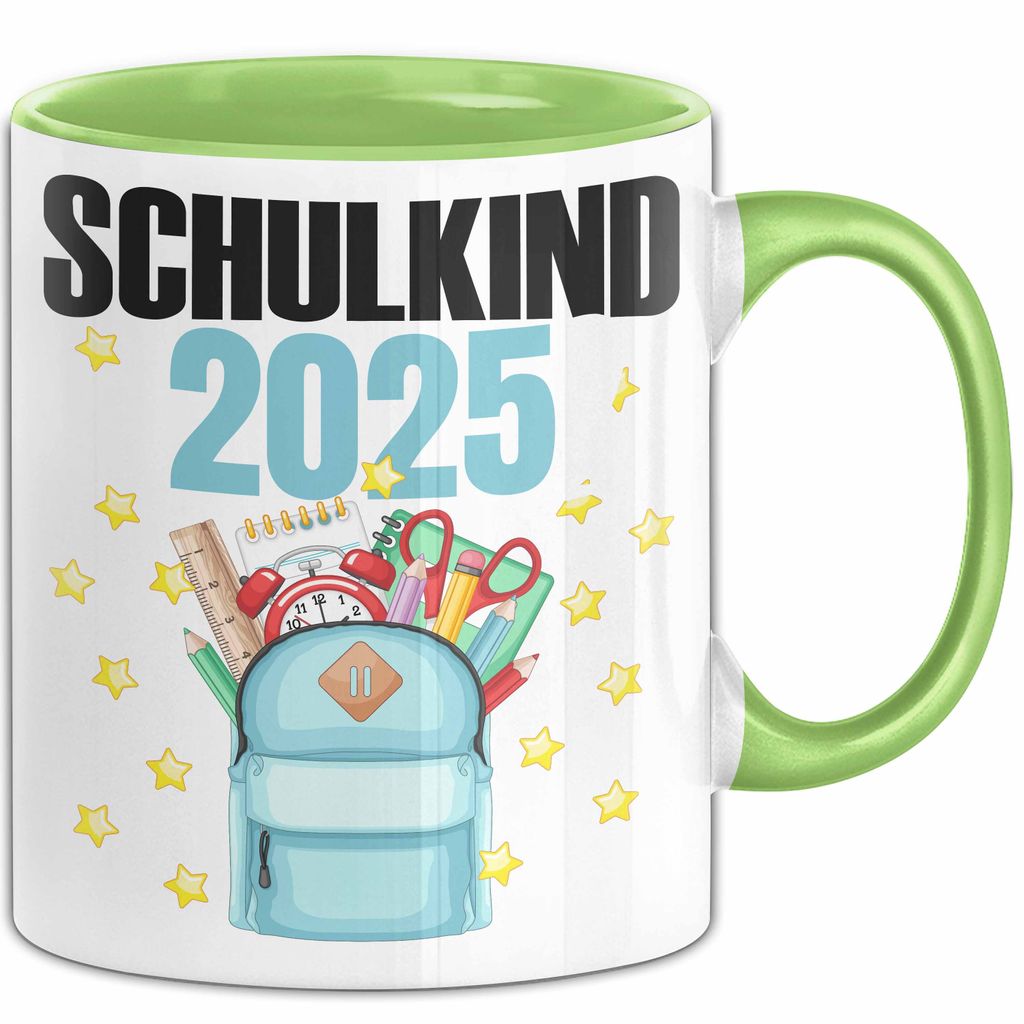 Trendation - Einschulung Mädchen Geschenk Schultüte Füllung Tasse Schulstart 1. Schultag Schuleinführung Schulanfang Geschenkidee Schulkind 202...