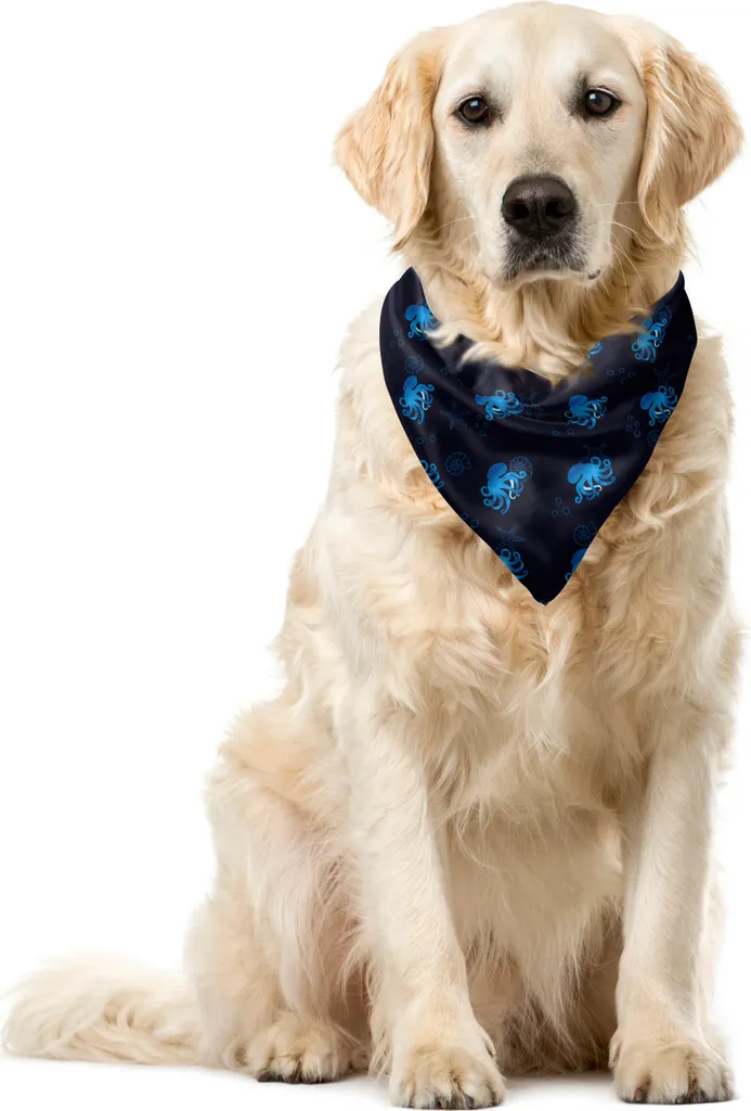 Look Marino: Bandana Cane ABAKUHAUS Blu Scuro 55x55 cm | Shop Online