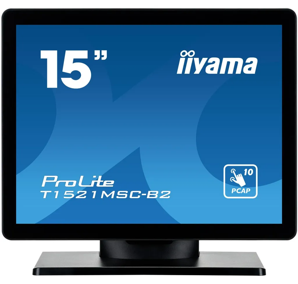 Dalle Tactile Multi-Touch IIYAMA T1521MSC-B2 15 Pouces Haute Qualité