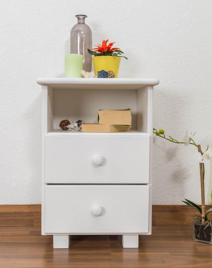 Nachttisch Weiß