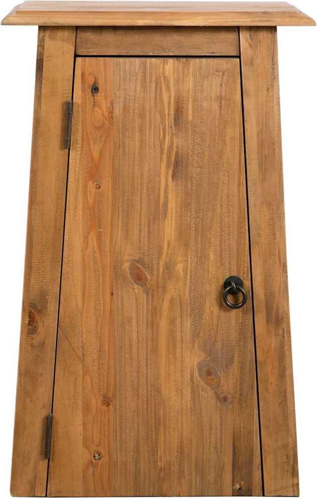 vidaXL Bad-Wandschrank Massivholz Kiefer 42x23x70 cm