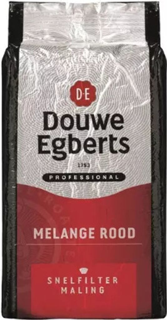 Douwe Egberts - Kaffee Douwe Egberts Snelfilter Melange Red 1kg | Pak a 1000 Gramm | 6 Stück