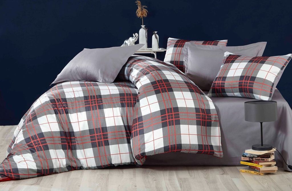 L'Essentiel Linge de Maison, 479, King-Size-Bettbezug-Set (EU) (ES), Grau, 100 % POLYESTER-MICROSATIN, 240 x 220 cm