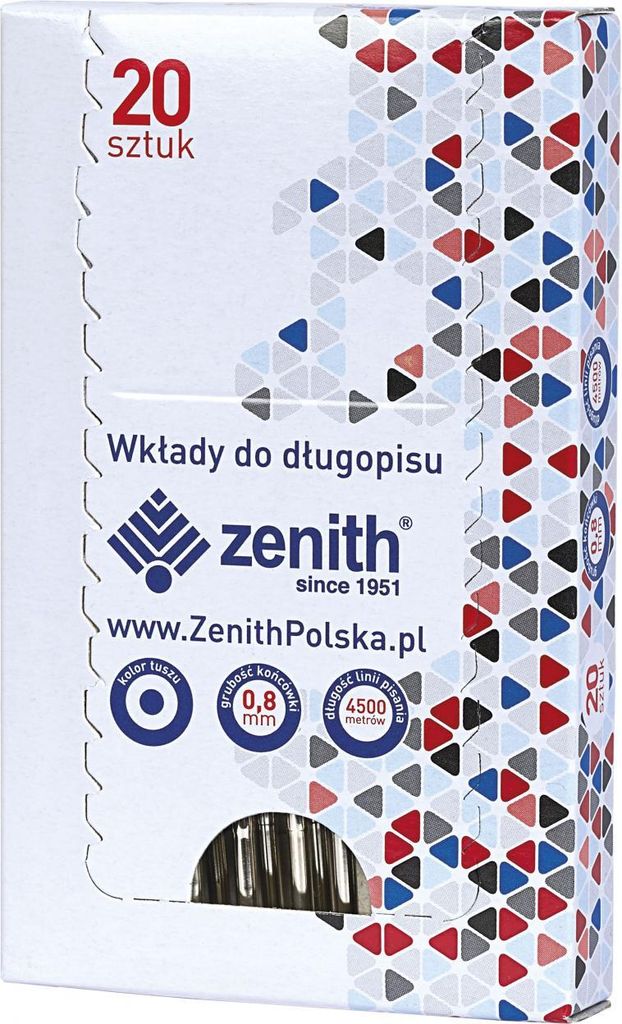 Zenith 4 Blau Nachfüllung 0,8 Mm (20) 11042002 3224 Produktbild 