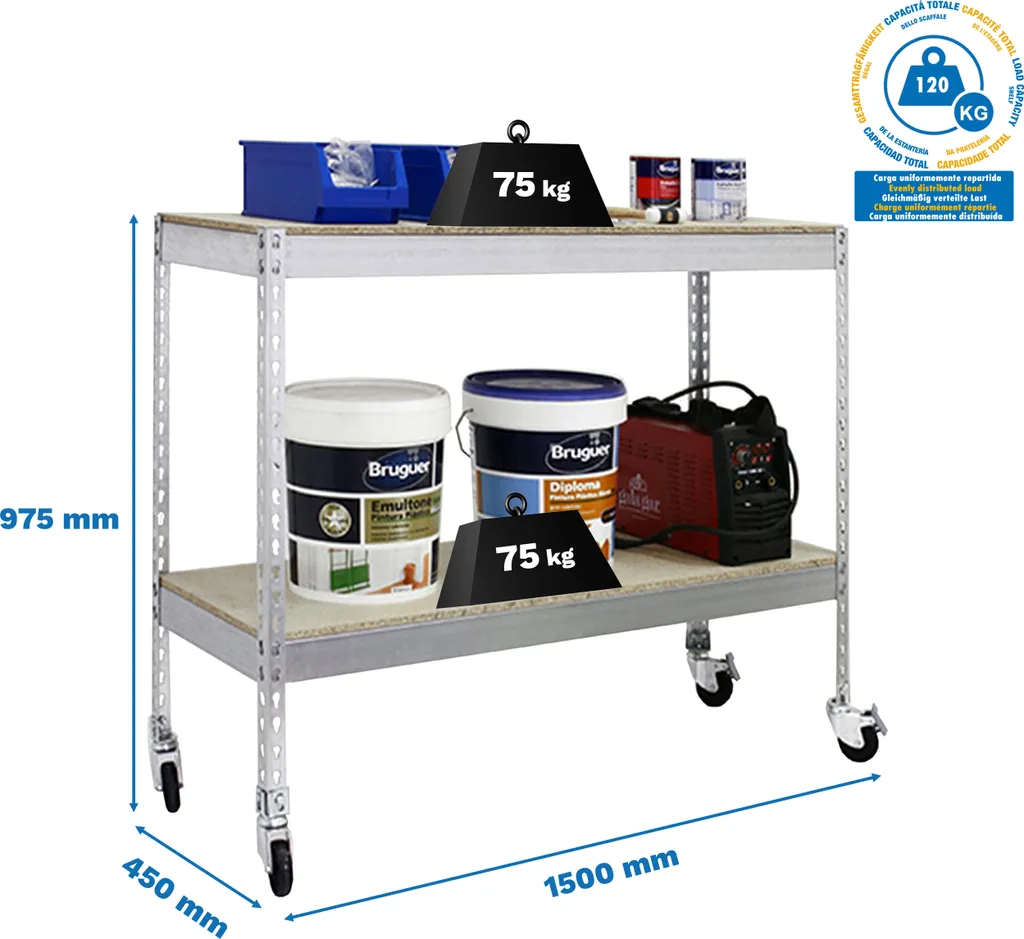 Rayonnage Anti-Corrosion Simonforte 900 Galva : Fini le Désordre !