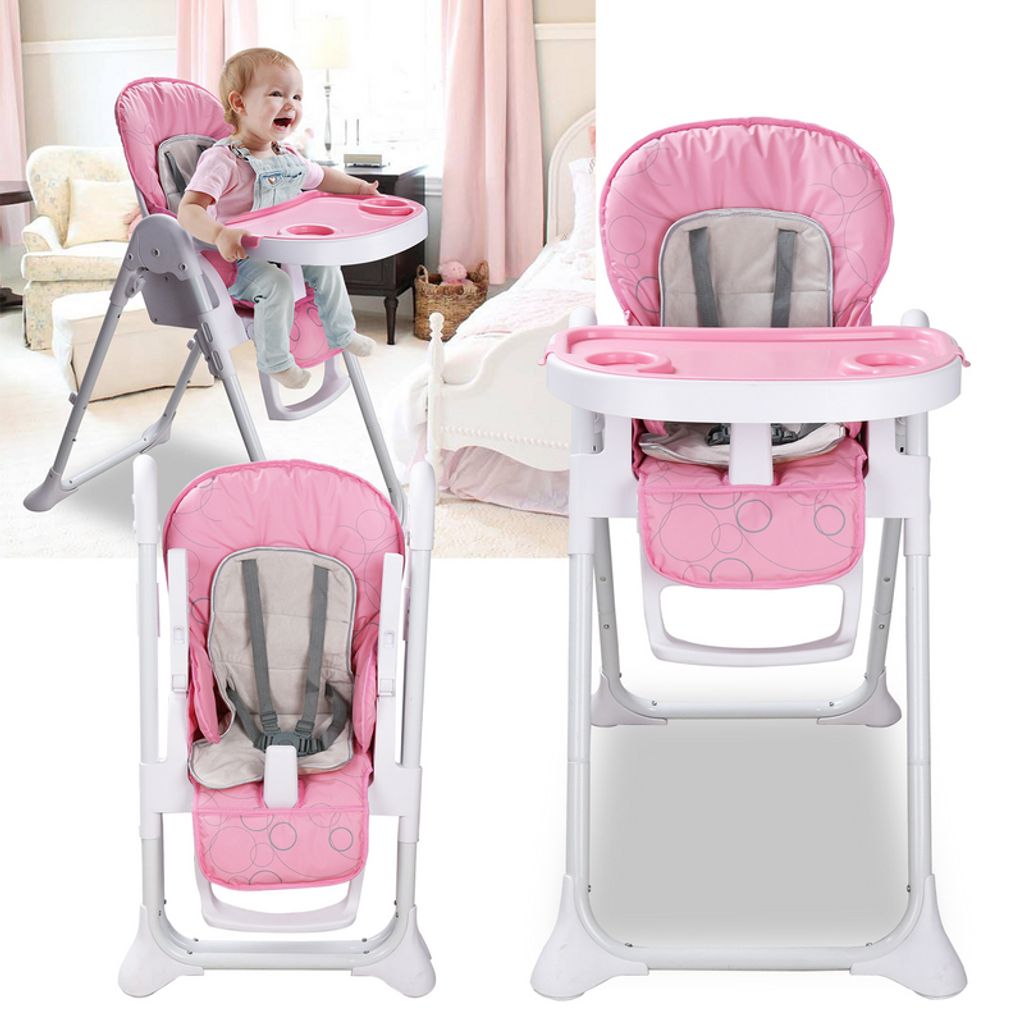 Kinderstuhl Möbel Sitzgurt Esszimmer Essstuhl Babystuhl Hochstuhl mit Tablett 