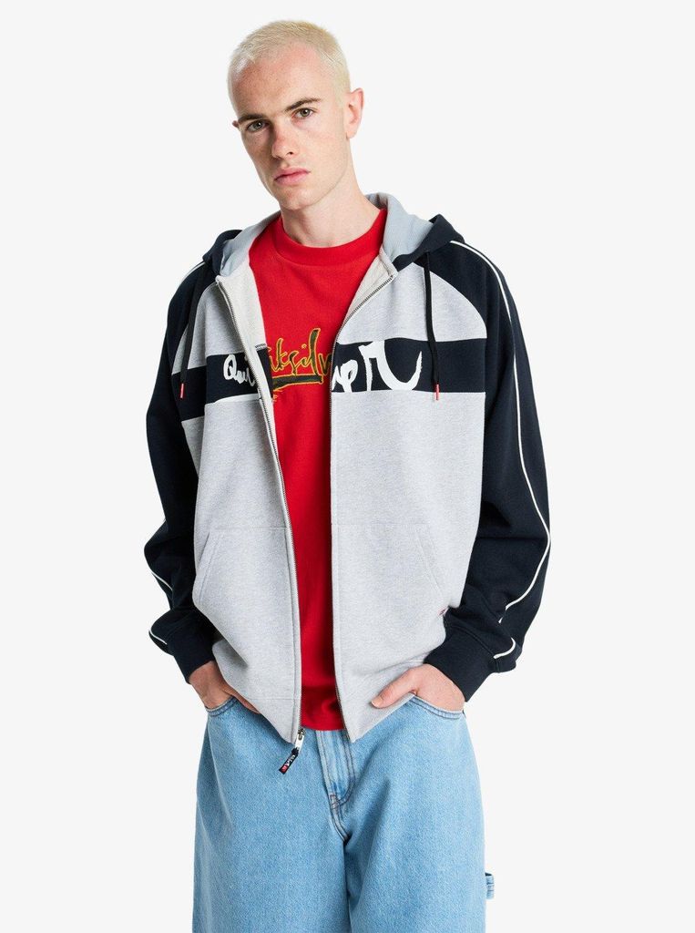 Quiksilver YG Operator Zip Hood Light Grey Heather S