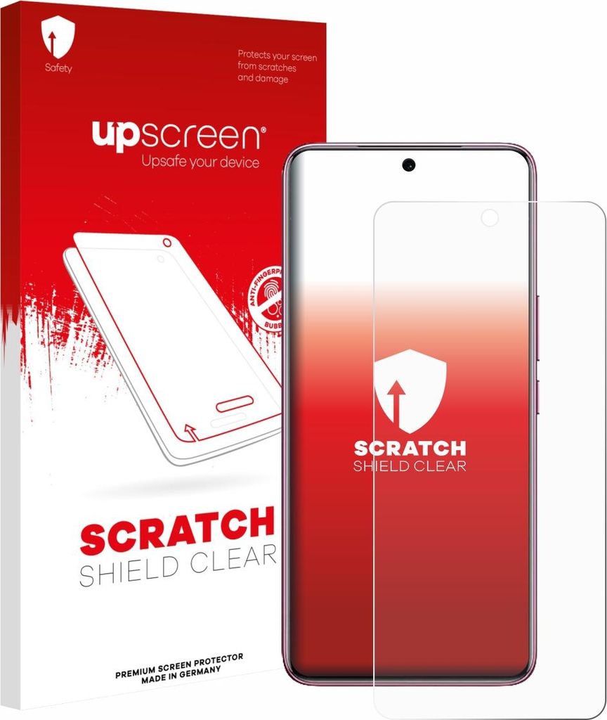 upscreen Schutzfolie für Vivo V60e Displayschutz Displayschutzfolie Folie Klar Transparent