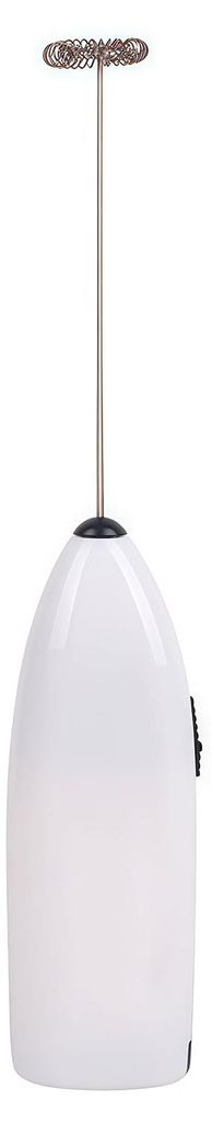 Elektrischer Milchaufschäumer, Schneebesen, Handmilchaufschäumer für Kaffee, Latte Macchiato, heiße Schokolade, Edelstahl-Mixer zum Aufschäume...