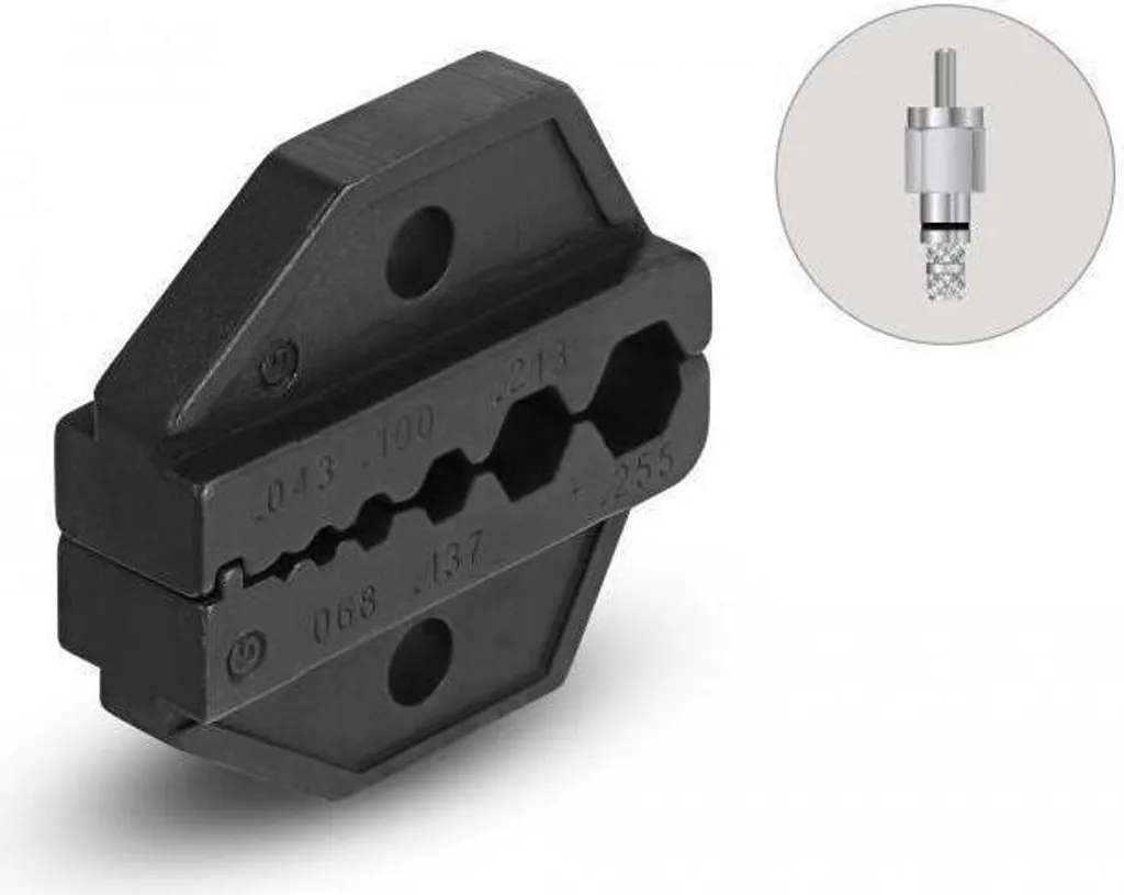 Accessoire de sertissage DELOCK profil V pour connecteurs et câbles