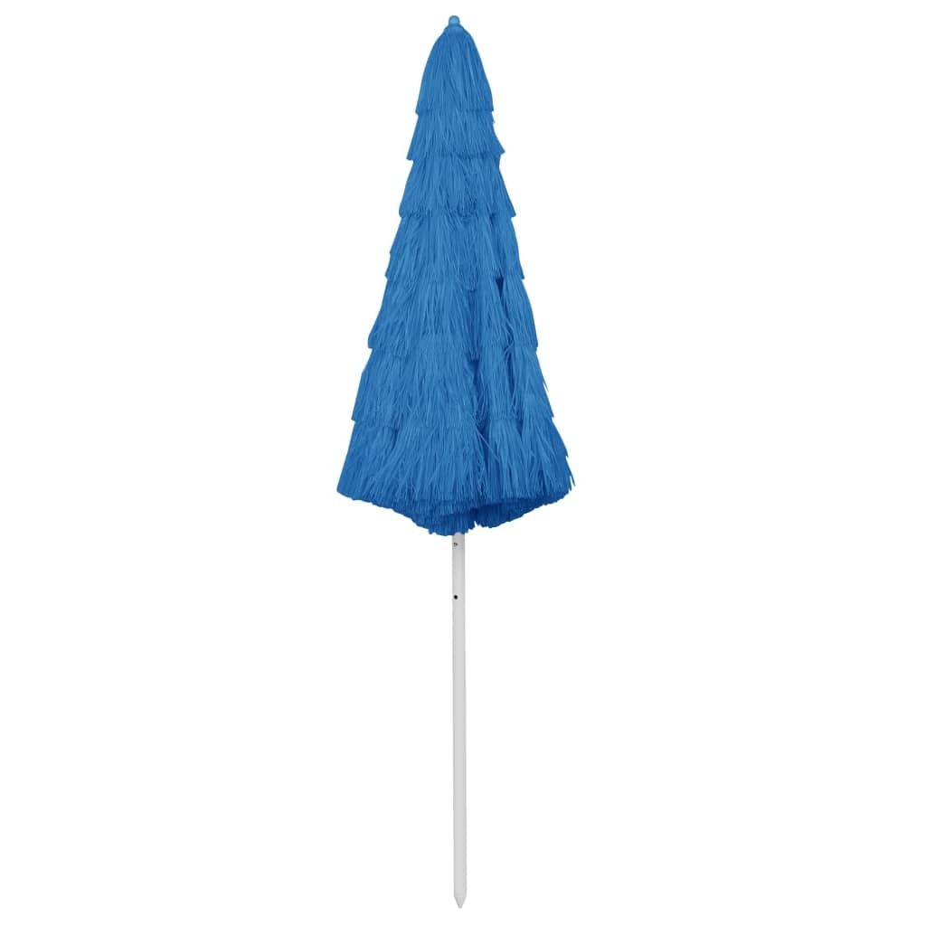 vidaXL Parasol Hawaii bleu 300 cm Image du produit 