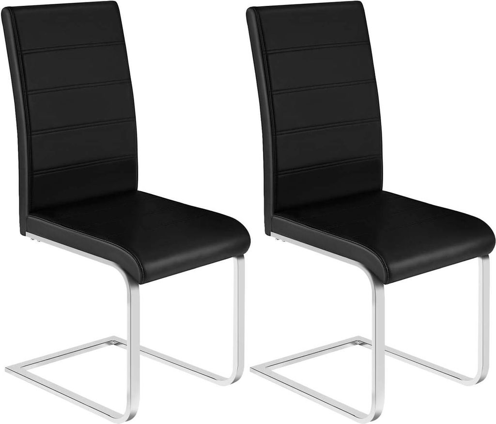 WOLTU Esszimmerstühle 2er Set, Polsterstuhl, Kunstleder, Produktbild 