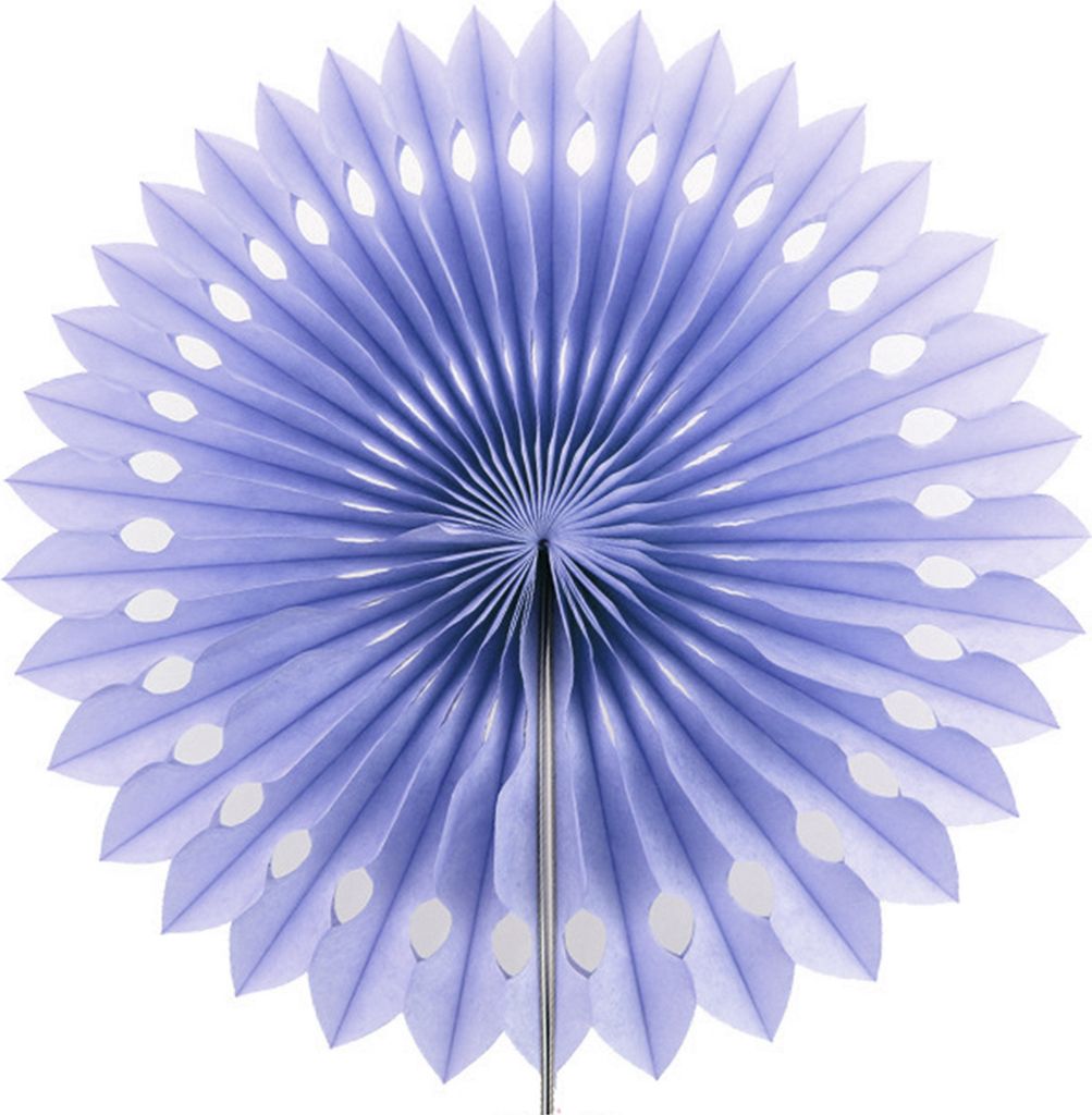 Papierfächer-Blume, runde Skelett-Szenen-Einstellung, Requisiten, Papierfächer, Windräder, hängende Blume für Party-Helles Lila