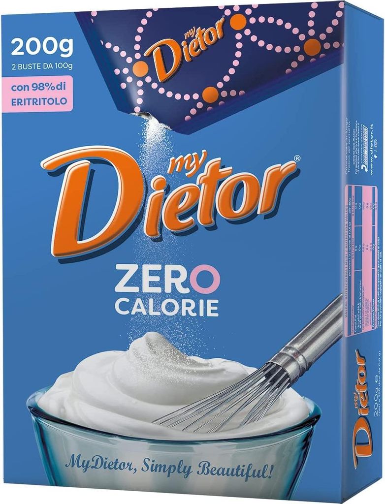 6x My Dietor Süßstoff 200 g Italienisch 0 kcal Produktbild 