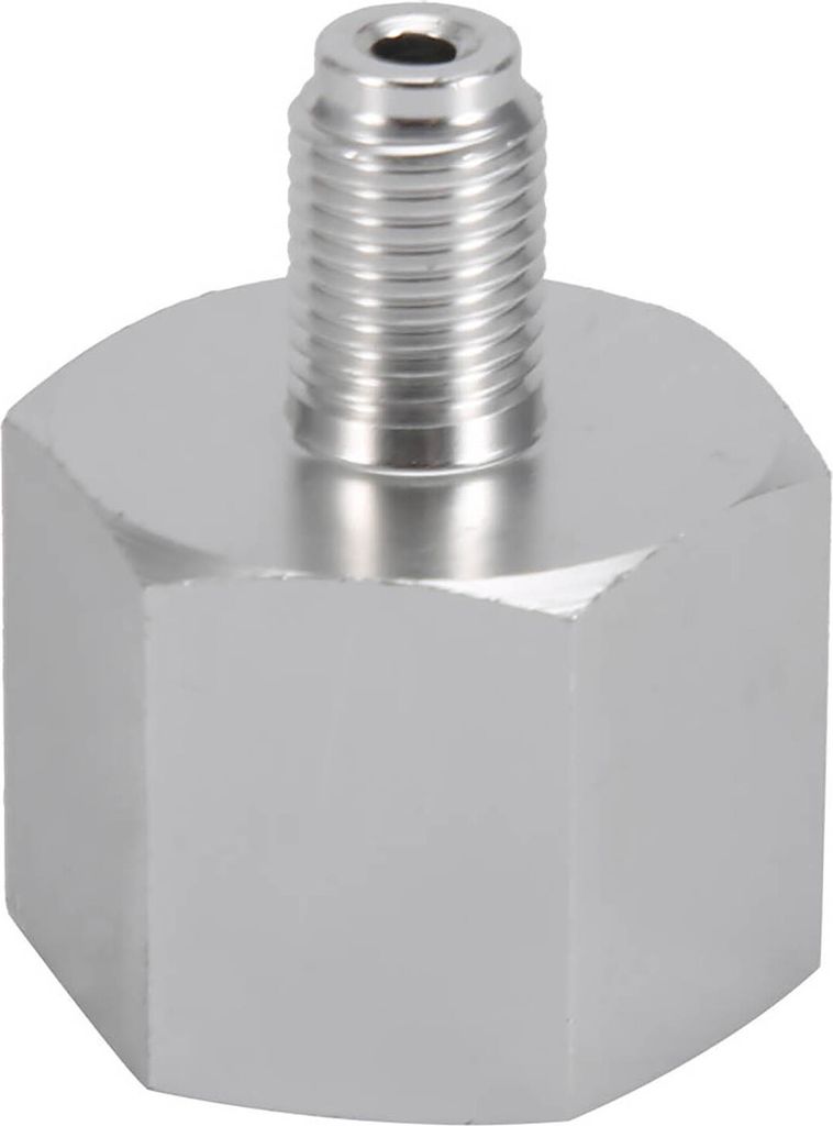Soda Water CO2 Adapter Mini Regulator Homebrew Beer Corny Keg 3/8‐24UNF to 6ACME‐6G