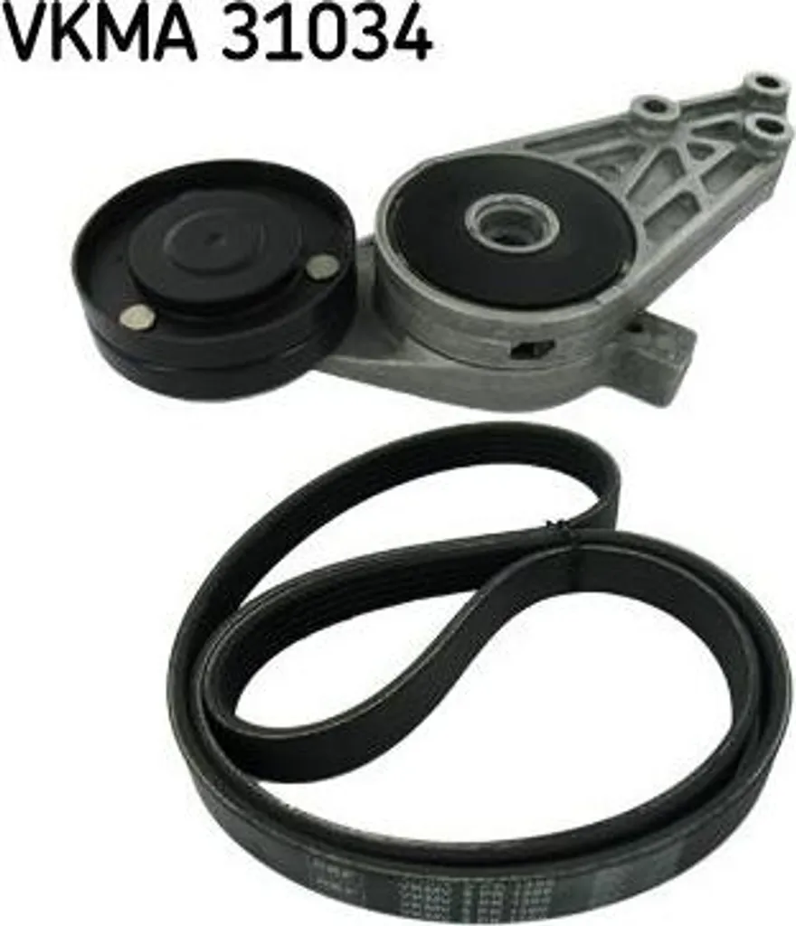 Kit courroie trapézoïdale crantée SKF pour Audi A4, A6 et VW Passat
