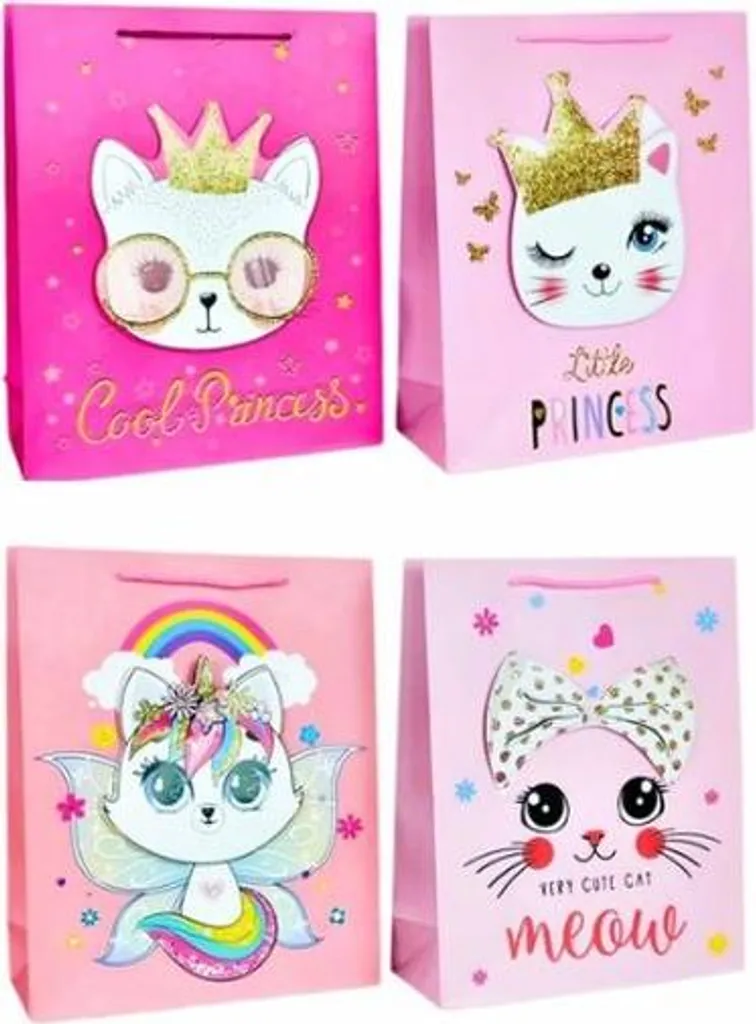 Lot de 20 sacs cadeaux en papier de luxe WK 349 L pour boutiques et fêtes