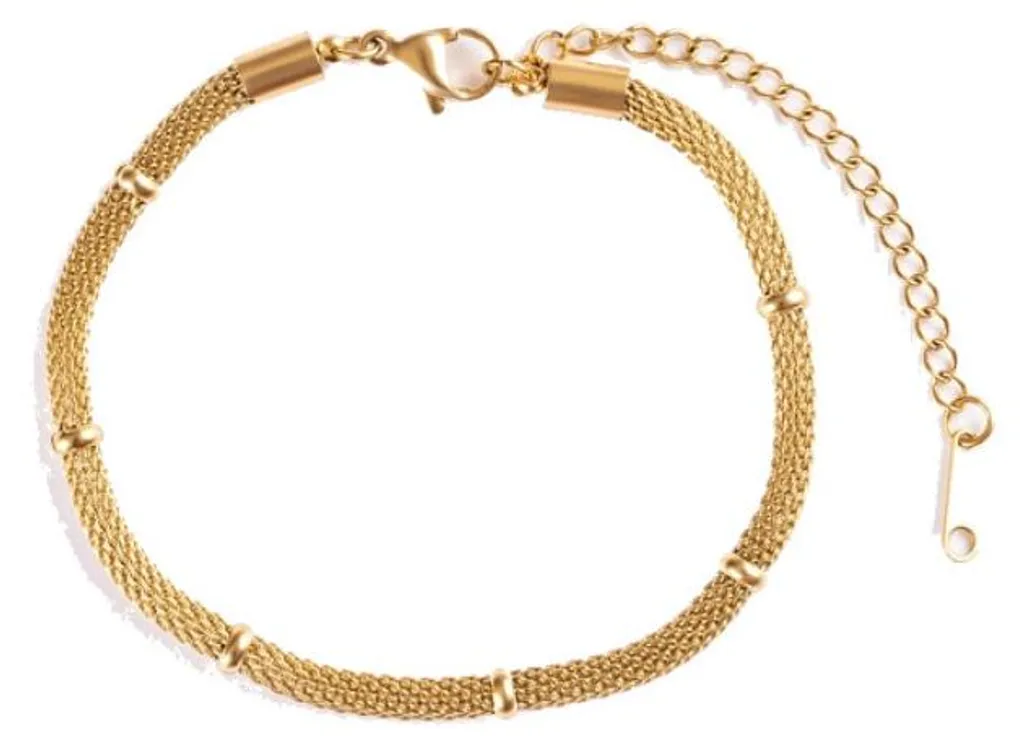 Bracelet doré pour mariage et soirée - Accessoire de mode élégant