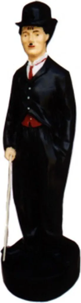 Statue Charlie Chaplin Objet Déco Original pour Idée Cadeau Cinéphile