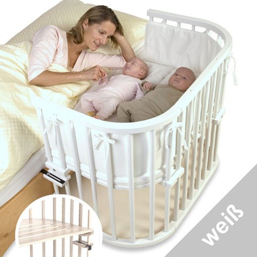 babybay Maxi Beistellbett, weiß lackiert Produktbild 3
