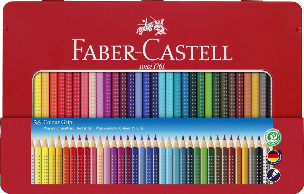 Matite colorate FABER-CASTELL Colour GRIP, colori Immagine del prodotto 