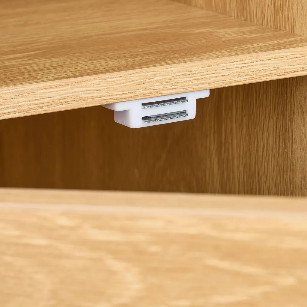 Table de chevet style rotin pour optimiser l'espace et ranger vos objets - 8