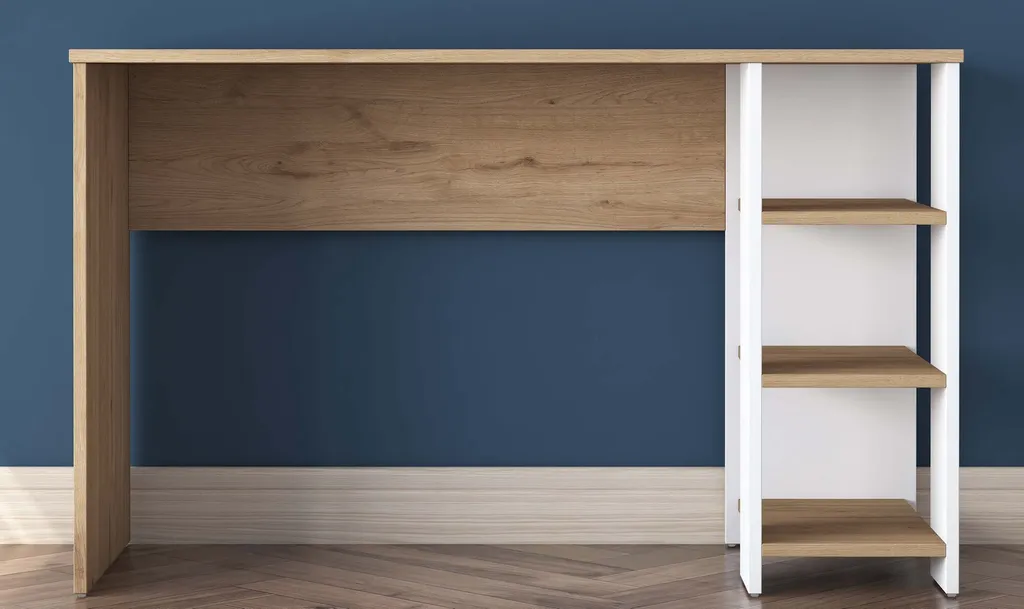 Bureau compact Skye Decor HA108 en noyer, idéal pour optimiser l'espace - 3