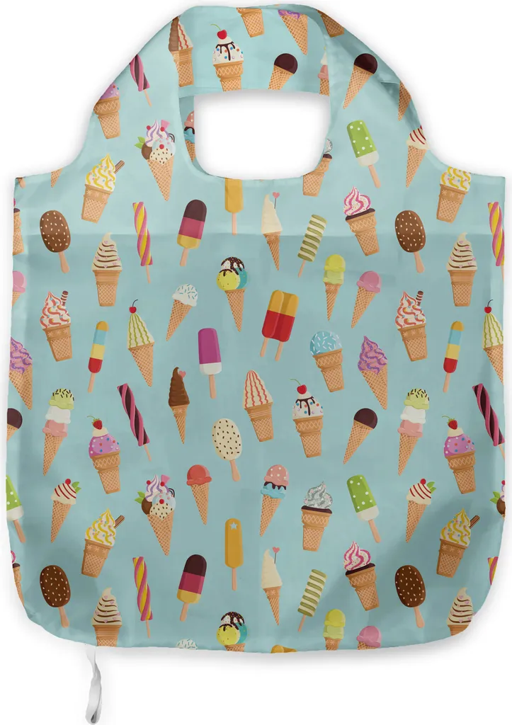 Borsa Ecologica ABAKUHAUS Yummy Fruity - Tessuto Lavabile e Durevole