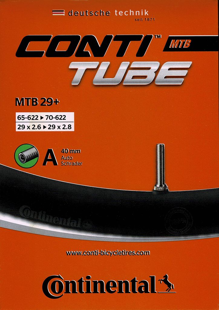Continental MTB 29+ AV Schlauch Schrader Ventil 42mm 29 Plus Fahrrad MTB