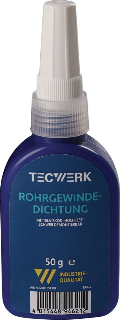 Rohrgewindedichtung hf.mv.braun 50g Flasche TECWERK