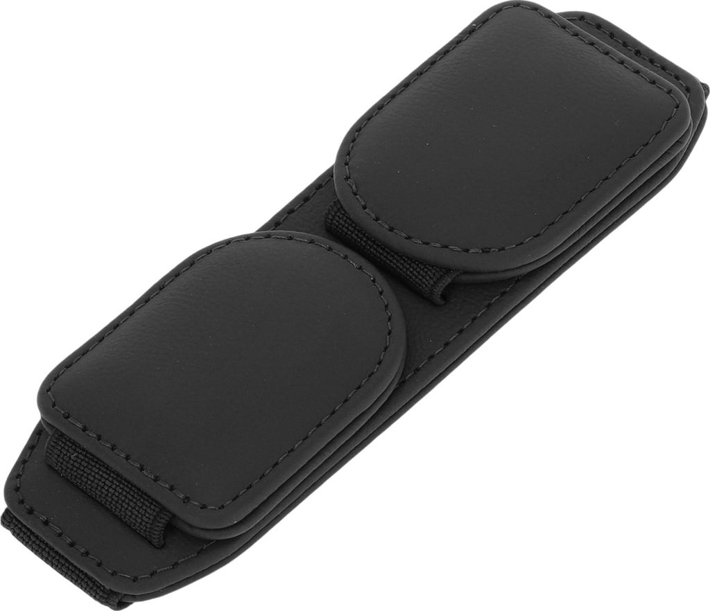 Auto-Sonnenblende Sonnenbrillenhalter / Front-Sonnenblende Brillenclip Zwei Magnetisch für Auto SUV LKW / Strapazierfähiger Visier-Organizer Rind...