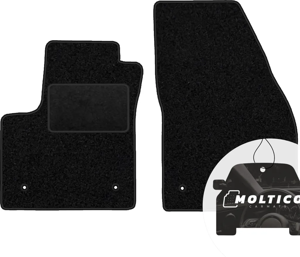 Tappetini Moto-MOLTICO Opel Meriva B 2010-2017 Velour Nero Set 2 Pezzi