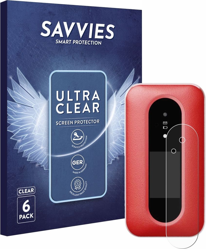 6x Für Doro Leva L30 (Äußeres Display) Schutzfolie Savvies Produktbild 