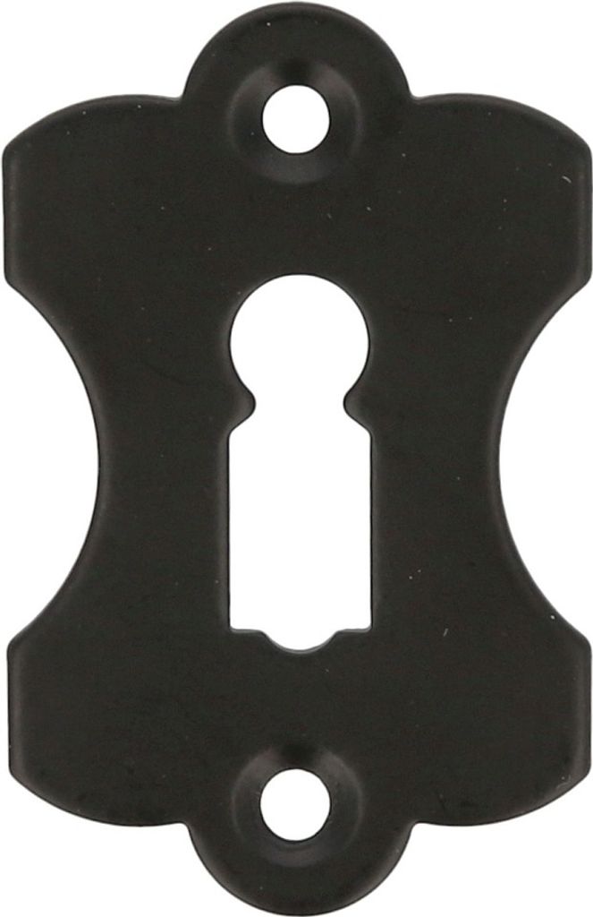 Schwarz matte Abdeckrosette PZ BB Schlüsselrosette Türrosette Zylinderrosette Antik Optik Buntbart