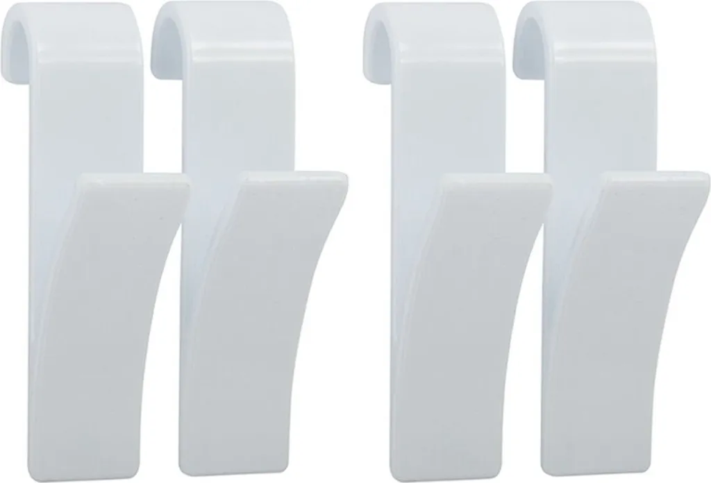 MSV gancio per elemento riscaldante bianco set di 4