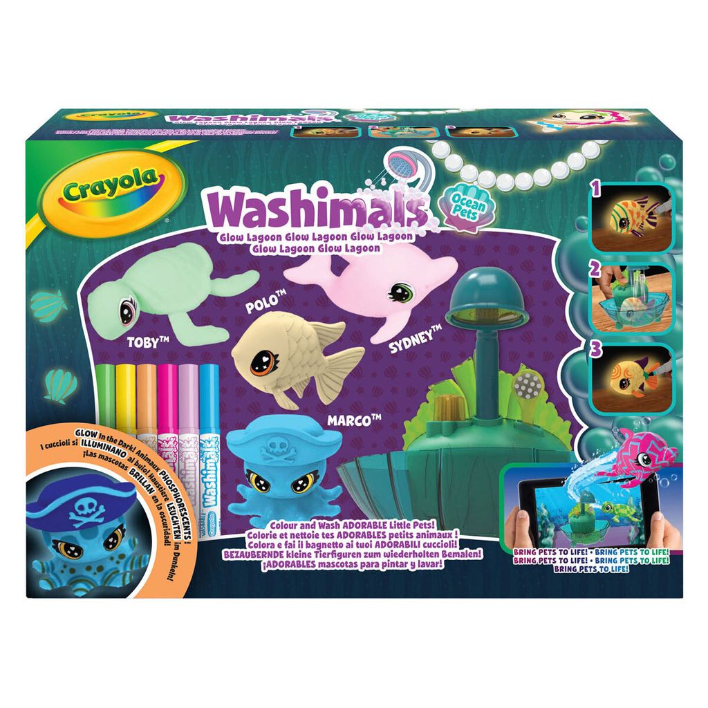 Crayola Washimals 74-0218, Zeichenset für Kinder, 3 Jahr(e), Mehrfarbig