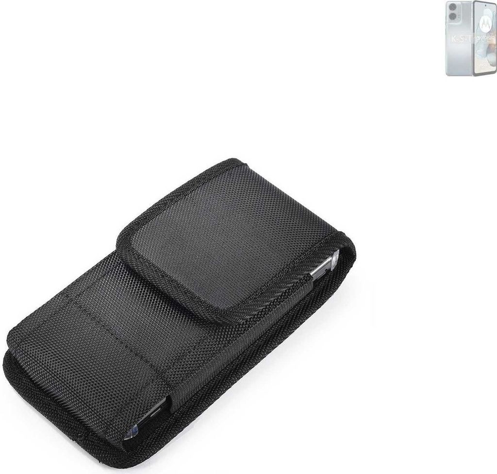 Holster Gürteltasche kompatibel mit Motorola Moto G24 Power Holster Gürtel Tasche wasserabweisend Handy Hülle Schutz Hülle Outdoor schwarz