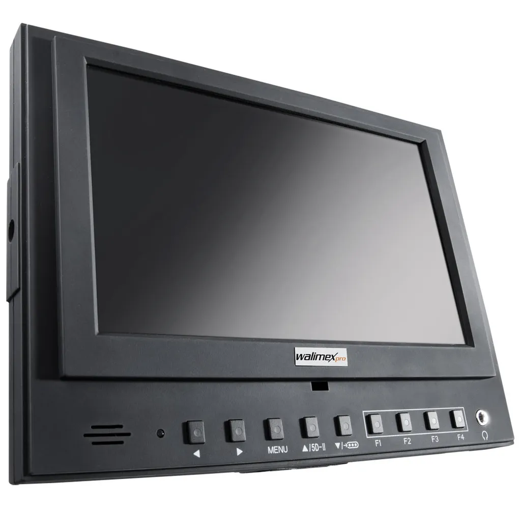 Moniteur LCD 17,8 cm avec entrée HDMI pour vidéo HD Walimex 18683