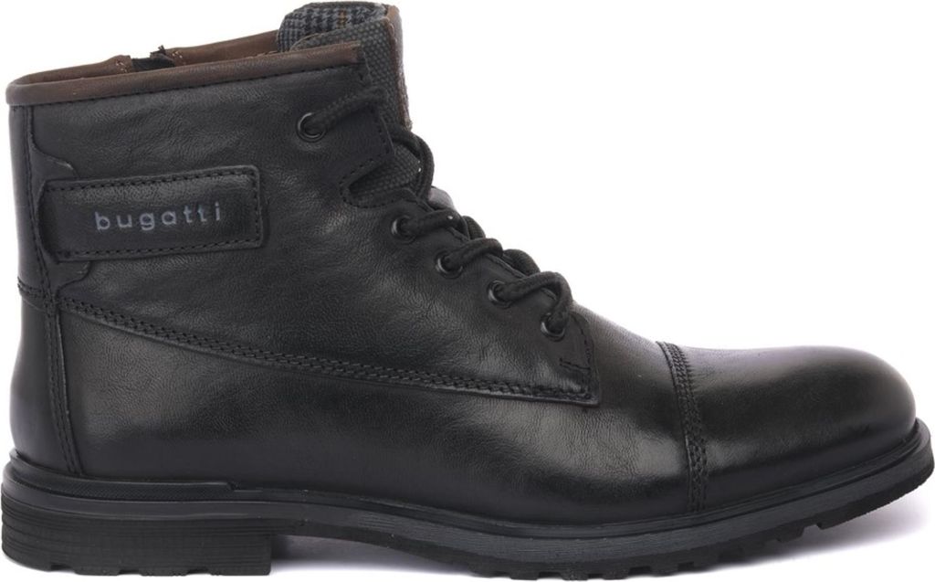 Bugatti Vittori Herrenschuhe Schnürstiefel Schwarz Freizeit, Schuhgröße:44 EU