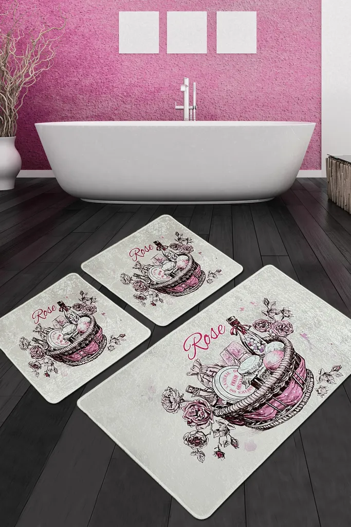 Mijolnir Rose CHL3256: L'Eleganza del Tappetino Bagno 700g/m²