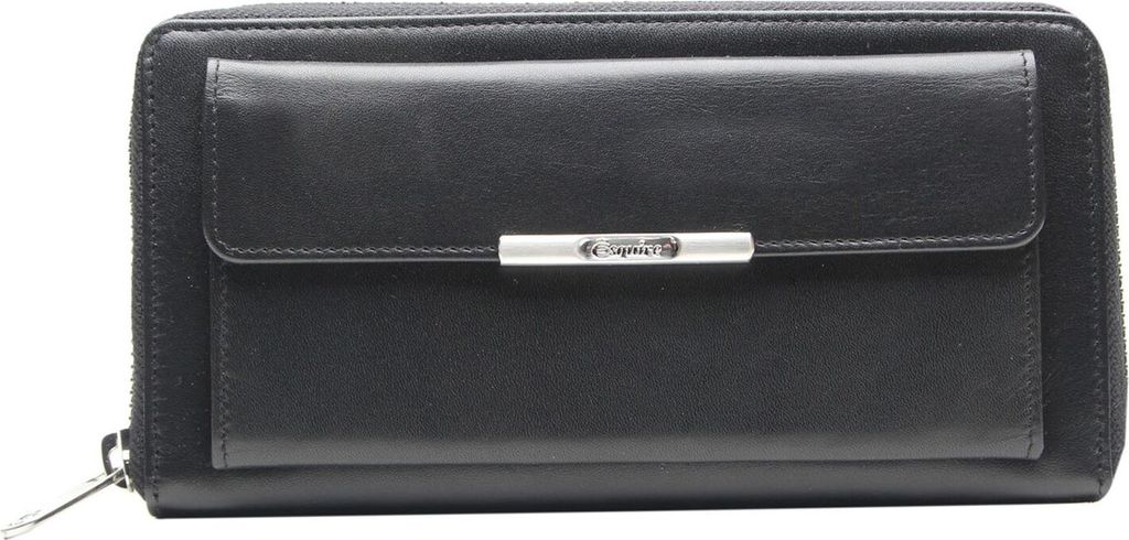 Esquire Geldbörse Helena Zip Around Wallet Black schwarz
