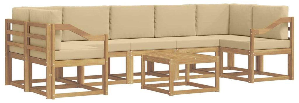 vidaXL Outdoor-Sofagarnitur 6 pcs
