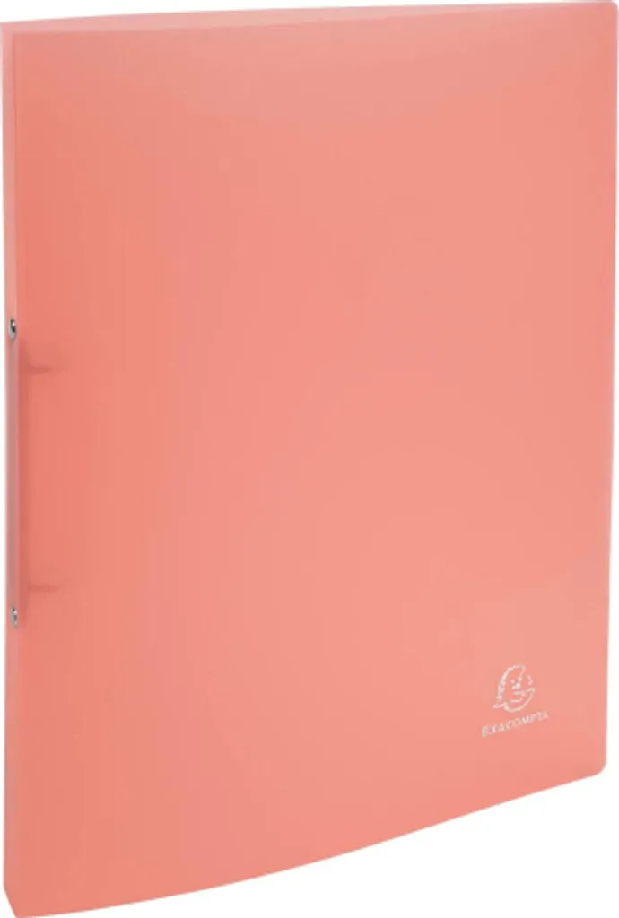 Classeur A4 Souple en Plastique Pastel Corail Exacompta 30mm - Set de 15